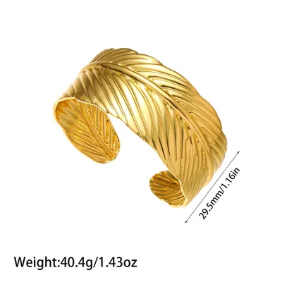 Hot Selling Gold Plated Stainless Steel Bangle Bracelets