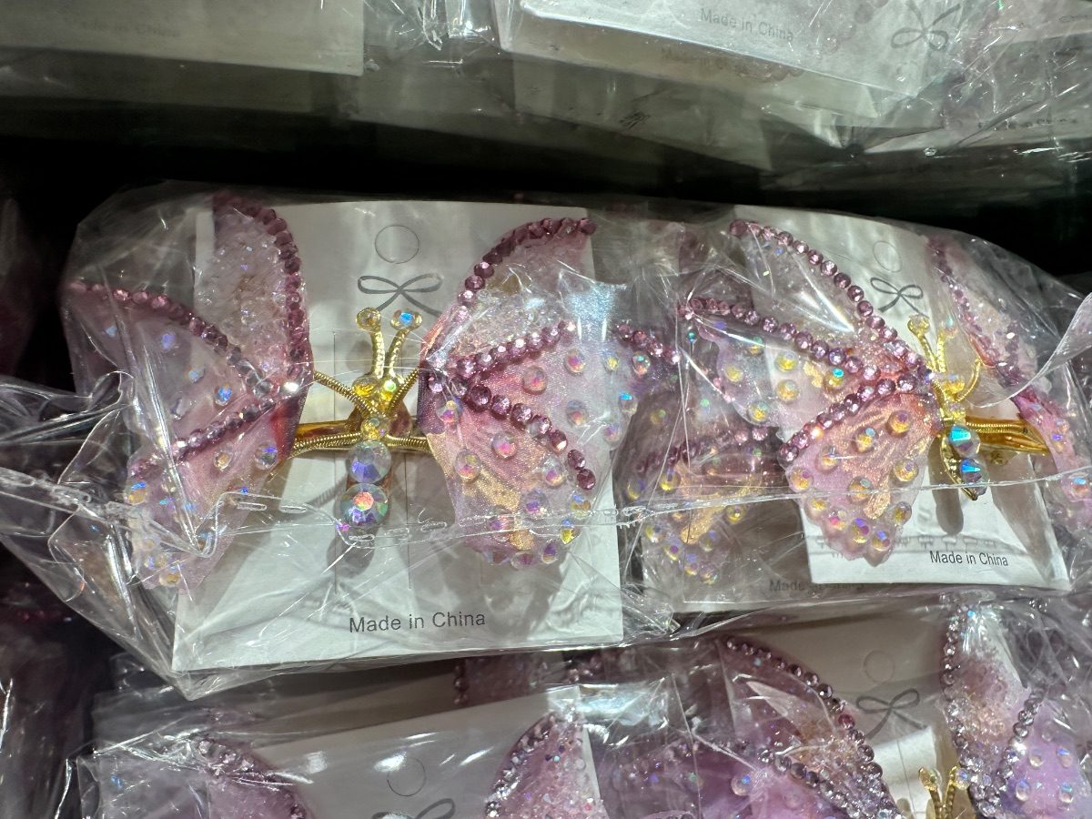 Butterfly Crystal Hair Clip