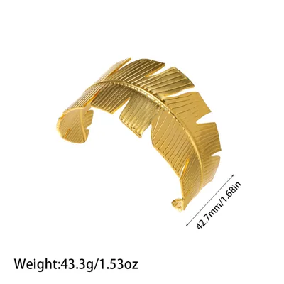 Hot Selling Gold Plated Stainless Steel Bangle Bracelets