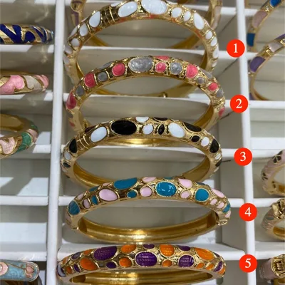 Colorful Enamel Stainless Steel Dopamine Bracelet