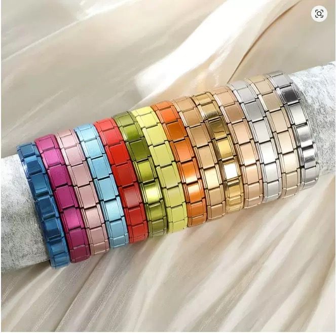 Solid Color Italian Charm Bracelet