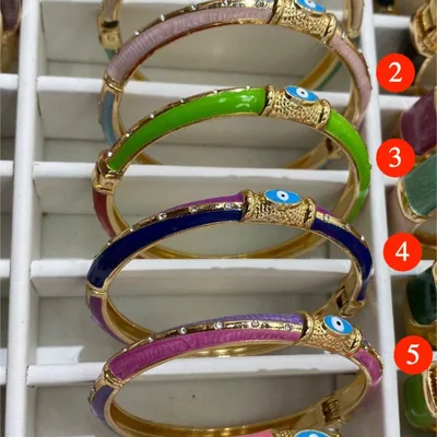 Colorful Enamel Stainless Steel Dopamine Bracelet