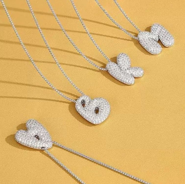 Letter Diamond Necklace