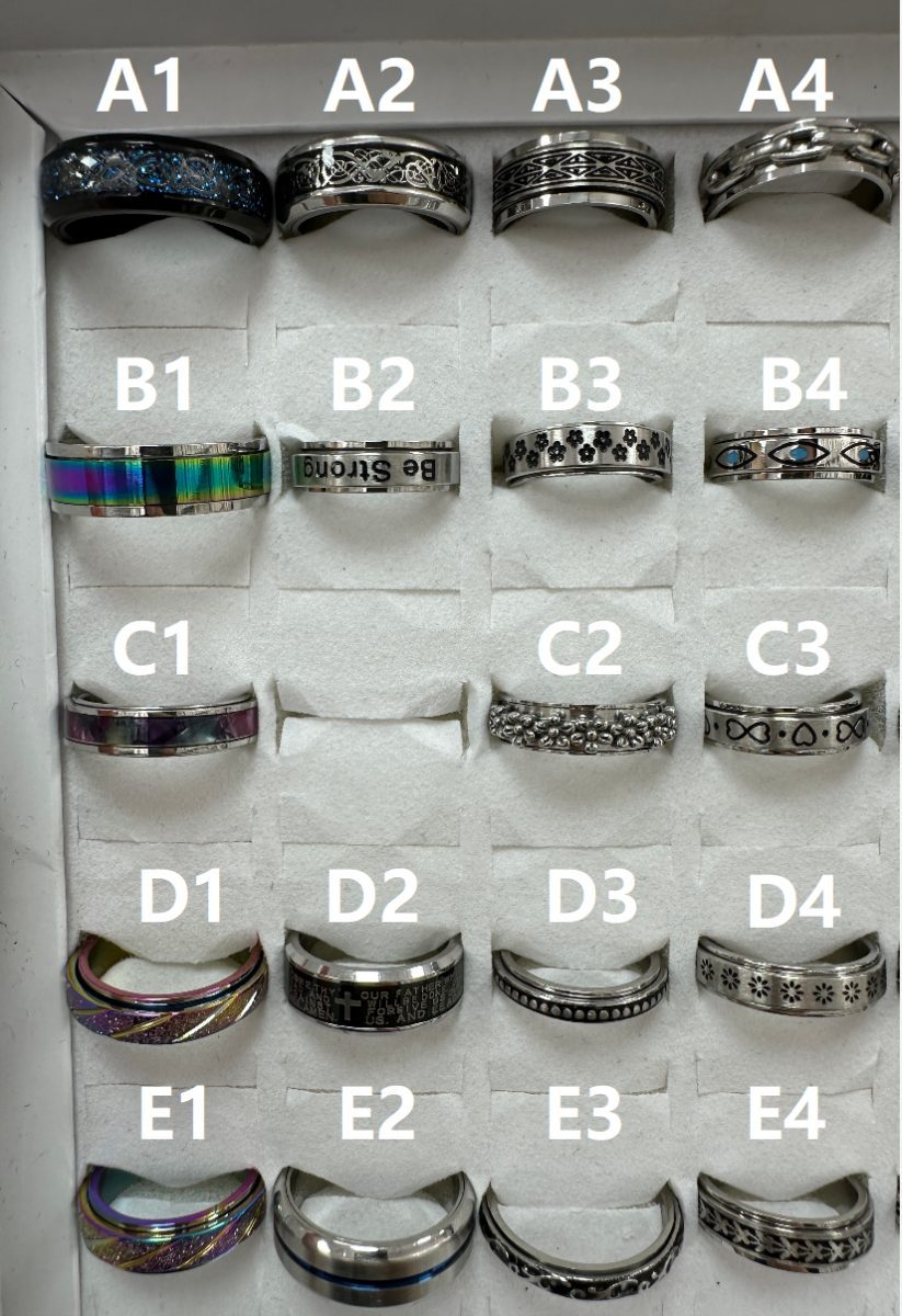 Celtic Steel Ring Rainbow Titanium Band