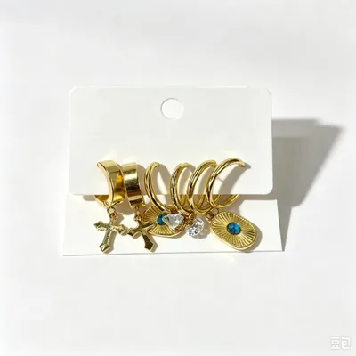 3pairs earrings set mix
