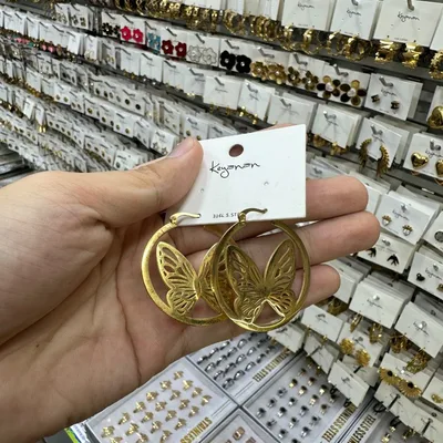 Floral Gold Earrings