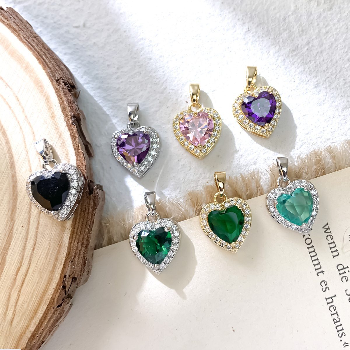 Colorful Heart Pendant