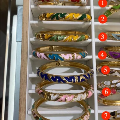 Colorful Enamel Stainless Steel Dopamine Bracelet