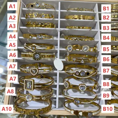Zircon High Quality 18K Gold Bracelet266078