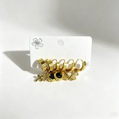 3pairs earrings set mix