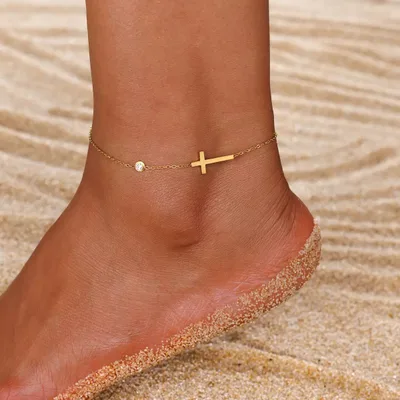Gold Plated Stainless Steel Anklets