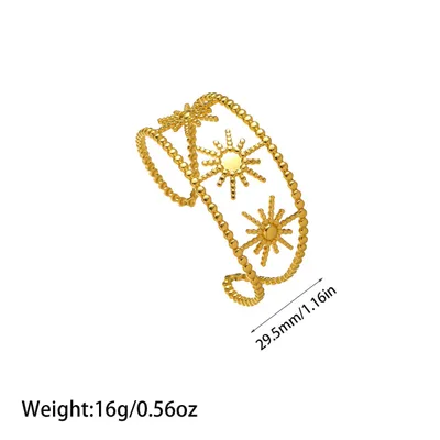 Hot Selling Gold Plated Stainless Steel Bangle Bracelets